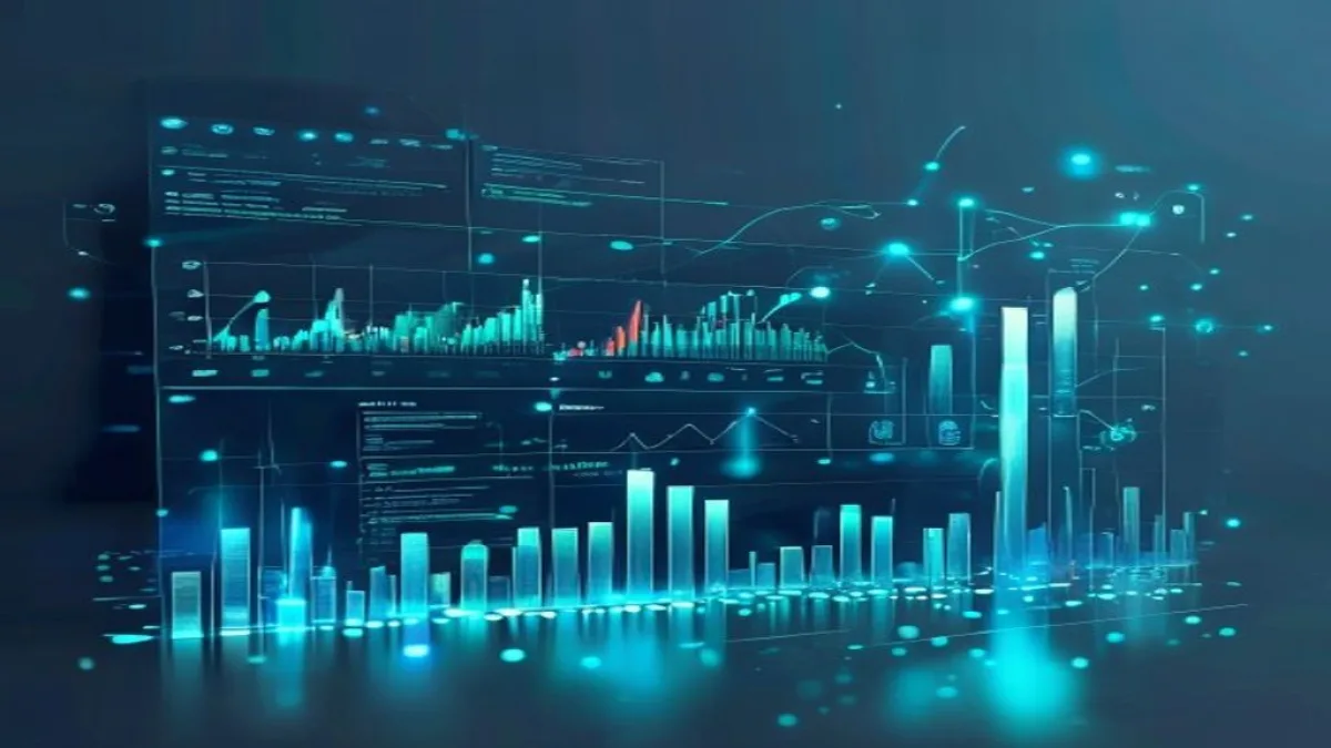 A modern, minimalist digital marketing dashboard displaying growth charts and analytics, with abstract glowing network lines connecting different data points, representing connectivity and insights. The overall color palette is professional and futuristic, with shades of blue and teal., featured image, 16:9, professional editorial blog image, no visible text, no logo, no watermark