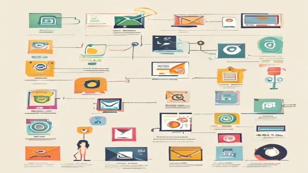 An infographic-style illustration showcasing different morning marketing channels like email, social media, and ads, with clear