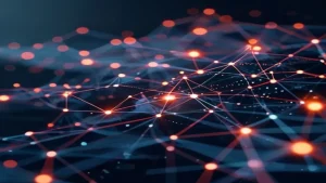 A modern, abstract representation of digital marketing strategy, featuring interconnected nodes and glowing data streams, conveying growth and connectivity. Minimalist design, soft color palette., featured image, 16:9, professional editorial blog image, no visible text, no logo, no watermark