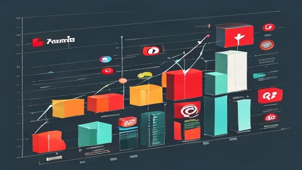 Infographic showing the growth of video marketing in recent years, with charts and icons representing different