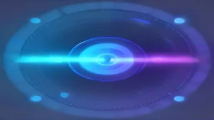 A futuristic and dynamic marketing scene with various digital elements like charts, social media icons, and data streams converging around a central business concept. Colors are vibrant and modern. No text, no logos.
